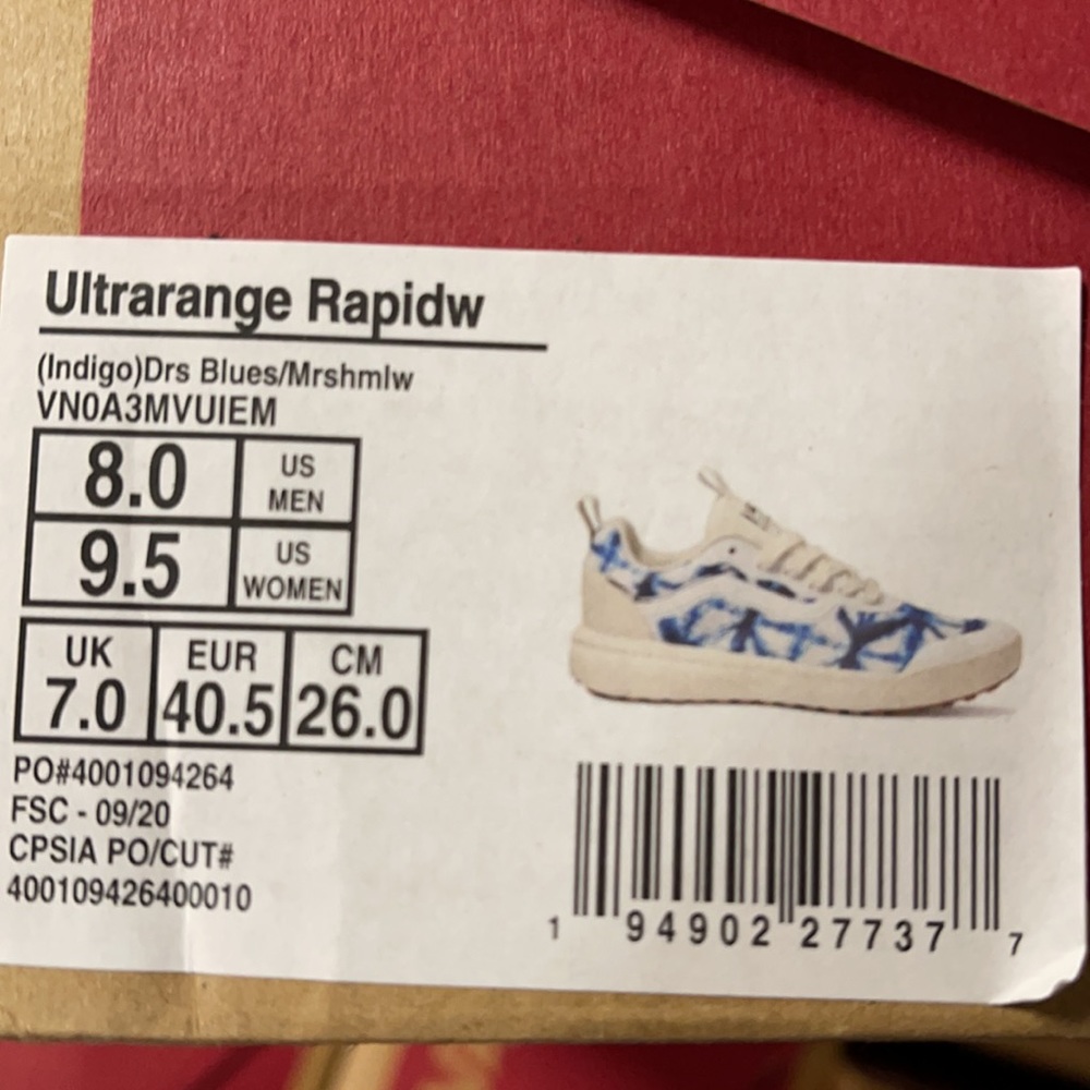 VANS ULTRARANGE RAPIDW INDIGO Dress Blues/MarshmwW - Picture 15 of 15
